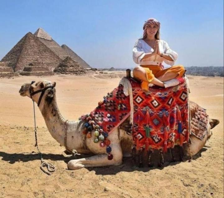 Momen Pyramids Inn Kafret el-Gabal Exteriér fotografie