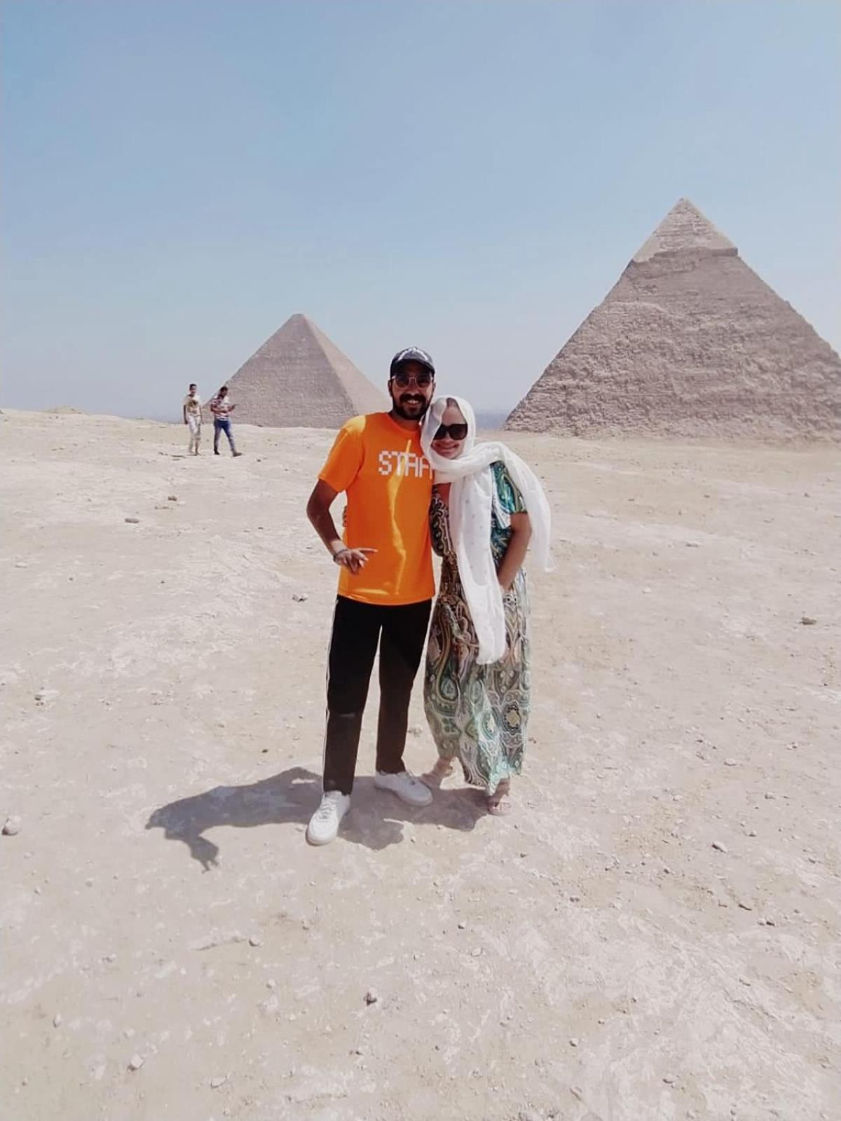 Momen Pyramids Inn Kafret el-Gabal Exteriér fotografie